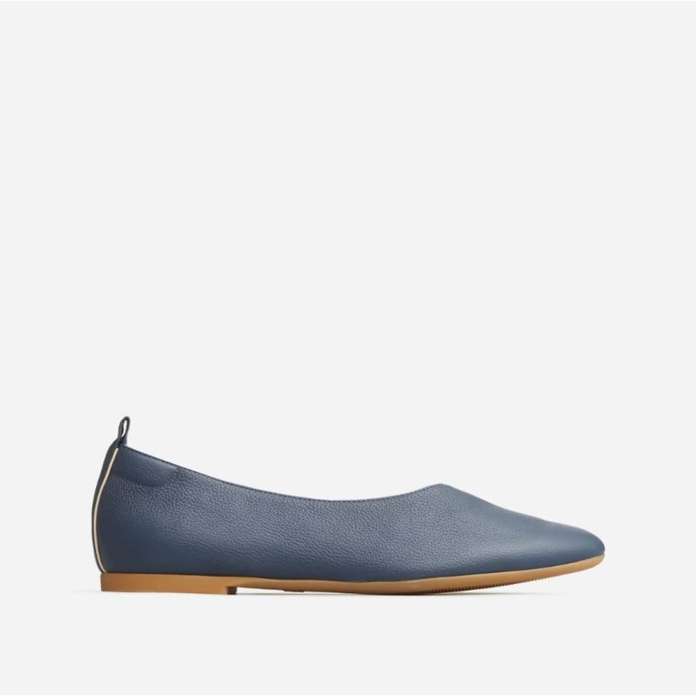 Everlane The Italian Leather Day Glove in Navy Blue Womens Shoes Loafers flats - Picture 12 of 12